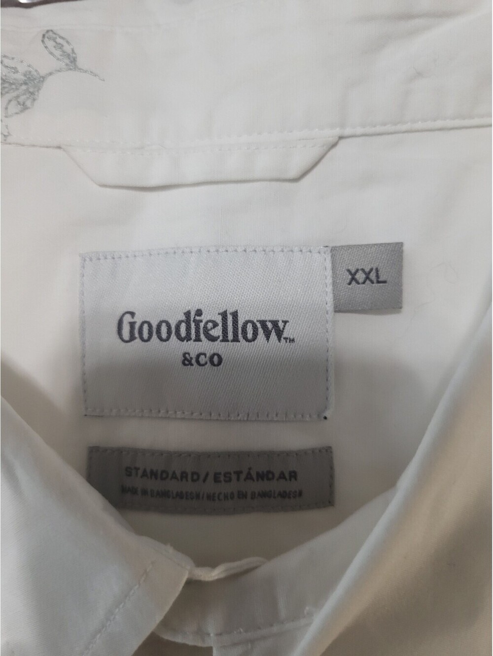 Goodfellow & Co Men's XXL White Short Sleeve Button-Up Shirt